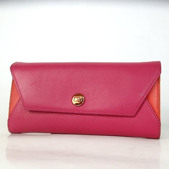 Authentic Christian Dior Wallets leather [Used] - Picture 1 of 12